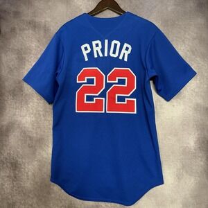 Vintage‎ Chicago Cubs Jersey Men's Medium MLB Baseball Majestic Mark Prior 22